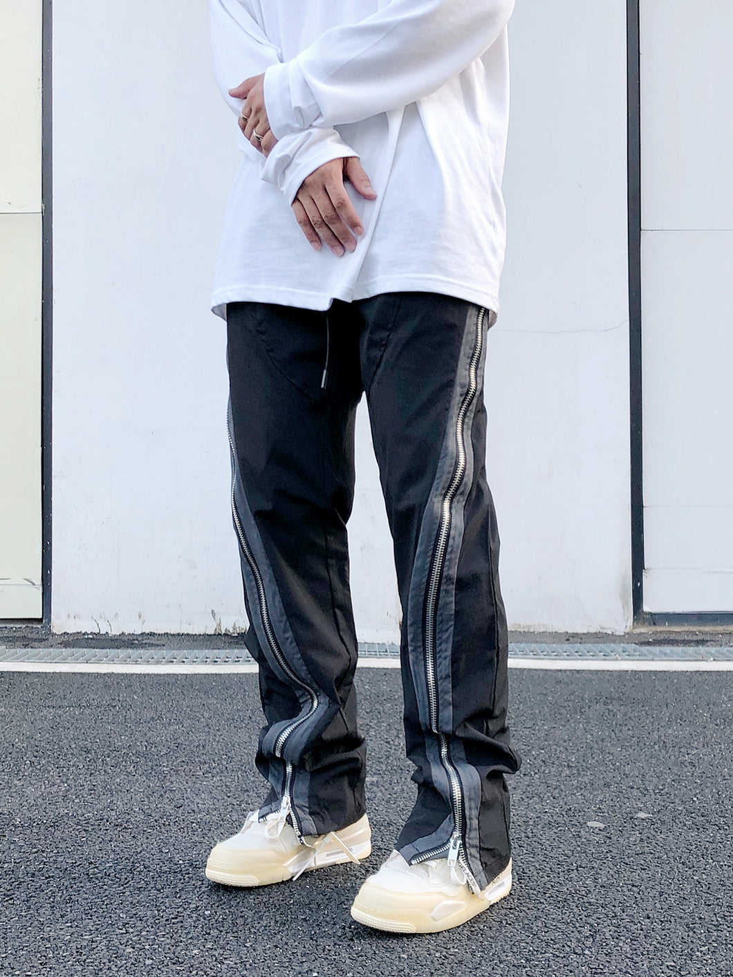 PDMAS ''EVEN ZIPPER'' TRACKPANTS - PT560