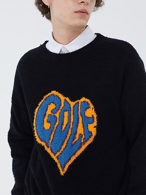 PDMAS ''HEART''PULLOVER SWEATSHIRT - KN311