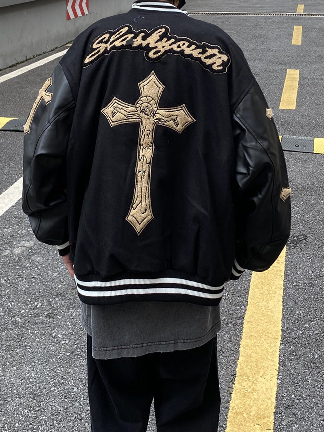 PDMAS ''CROSS'' VARSITY JACKET - JT498