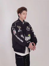 ギャラリービューアPDMAS &#39;&#39;RACING&#39;&#39; BOMBER JACKET - JT494に読み込んでビデオを見る
